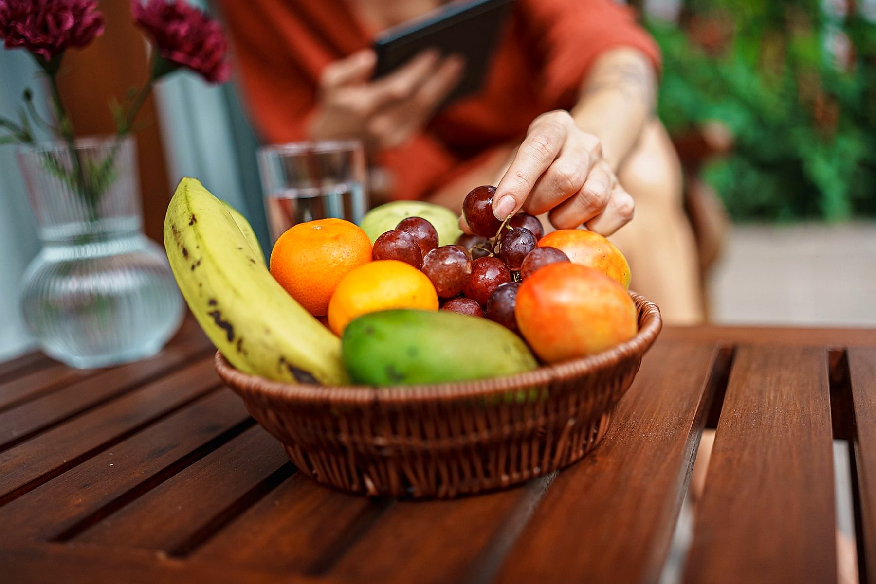 Fresh fruit welcome